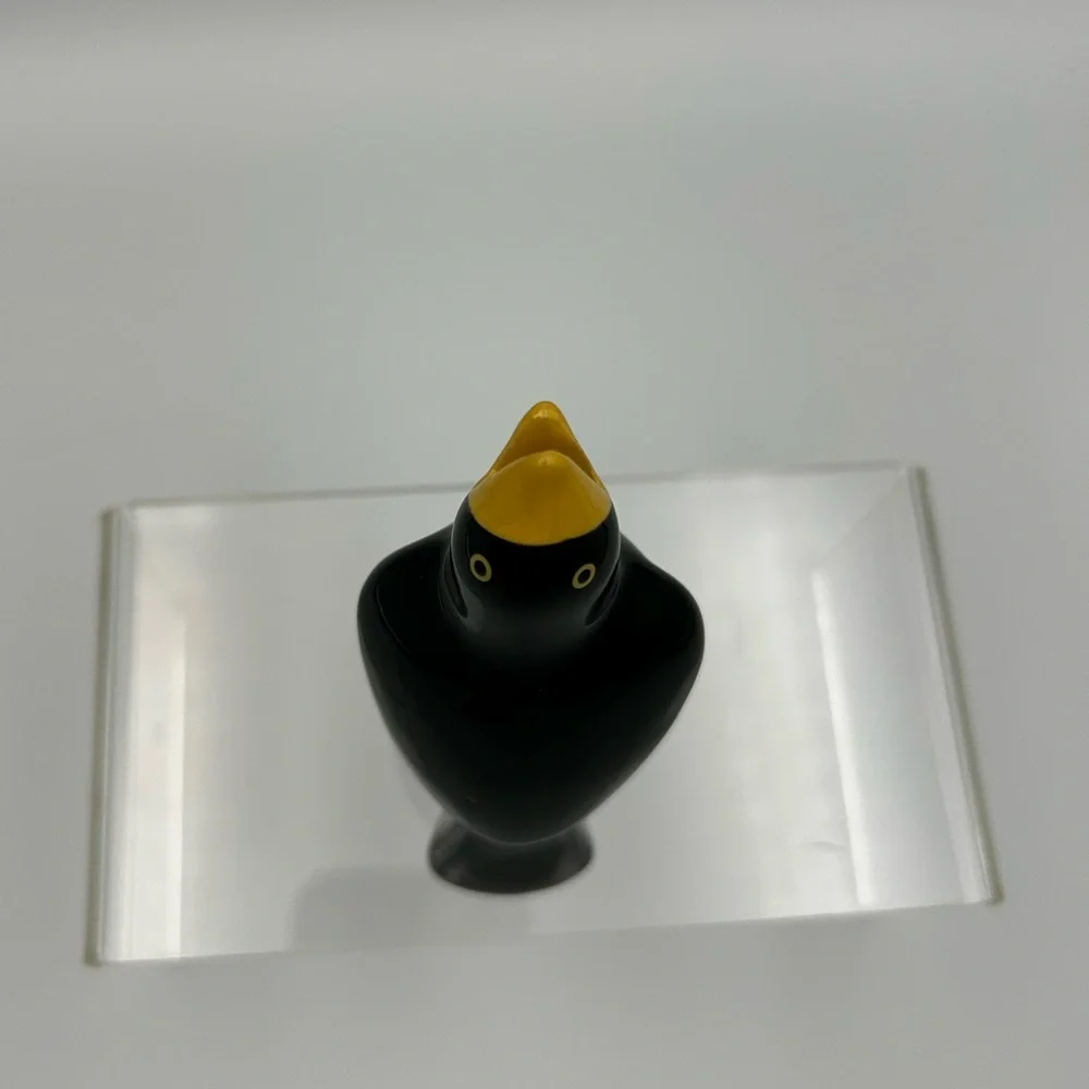 Williams Sonoma Ceramic Pie Bird Steam Vent Baking Black Bird 2018 NIB